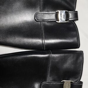 Salvatore Ferragamo Black Heeled Boots